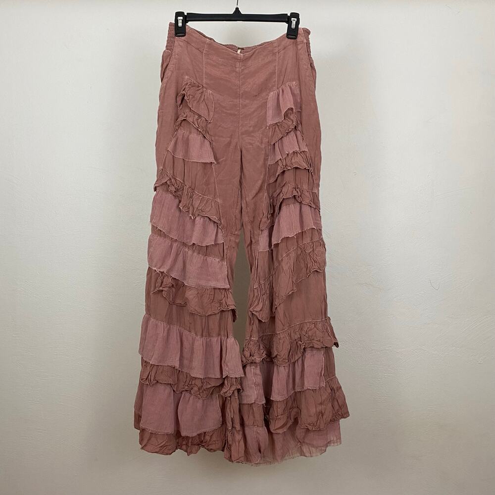 Free People Rock And Frill Pants - Burlwood - Medium
